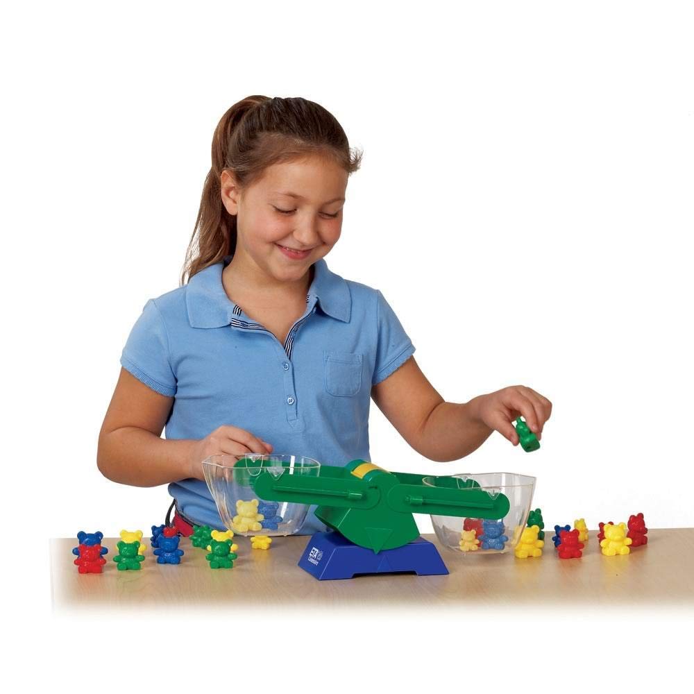 Hand2Mind Plastic Bucket Balance For Kids Ages 5-8, Hands-On Way To Learn About Weight And Measurement, 2 Clear 1/2 Liter Buckets With Spouts For Easy Pouring (Set Of 1)