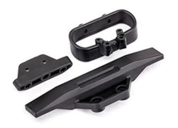 Traxxas 9036 Bumper, Rear/ Bumper Mount, Rear/ Bumper Support, Rear
