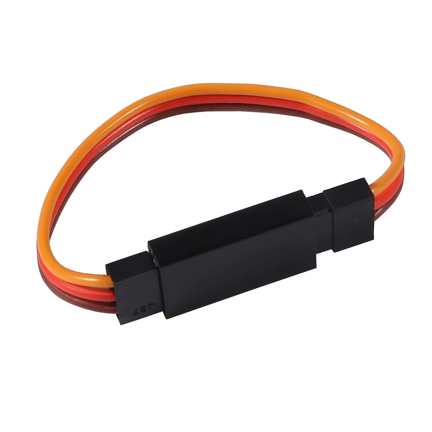 ACEIRMC 10pcs 3-Pin Servo Extension Cable Cord Female to Male Lead Wire Connector JR for RC Car Airplanes Remote Control (10cm)