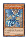 Konami YU-GI-OH! Blue-Eyes Shining Dragon Card - Secret Rare 1st Edition, Standard Card Size, Multicoloured, Paper/Cardstock