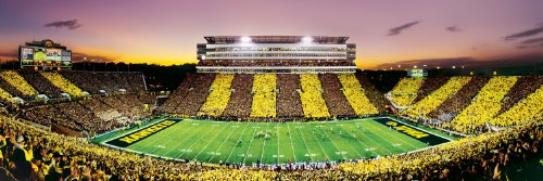 Masterpieces - 1000 Piece Jigsaw Puzzle, Ncaa Iowa Hawkeyes, Panoramic Football Stadium View, Fun For Adults And Family, 13'X39
