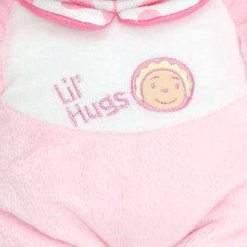 JC Toys Lil Hugs Asian Pink Soft Body - Your First Baby Doll - Designed by Berenguer - Ages 0+, Light Pink, 12 inches