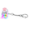 Cozymate Keyboard Fidget Toys For Adults Keyboard Clicker With Led Light Keychain Fidget Sensory Fun Toys For Anxiety Decompression (Catpaw, 1P)
