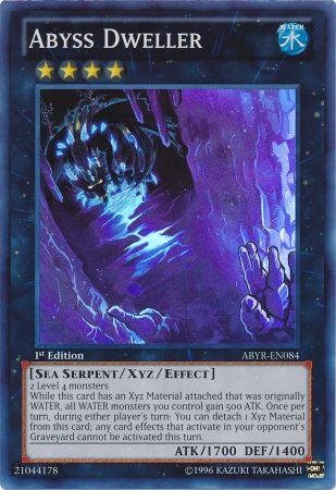 Yu-Gi-Oh! - Abyss Dweller (Abyr-En084) - Abyss Rising - 1St Edition - Super Rare