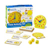 Learning Resources Time Activity Set - 41 Pieces, Ages 5+,Clock For Teaching Time, Telling Time, Homeschool Supplies, Montessori Clock