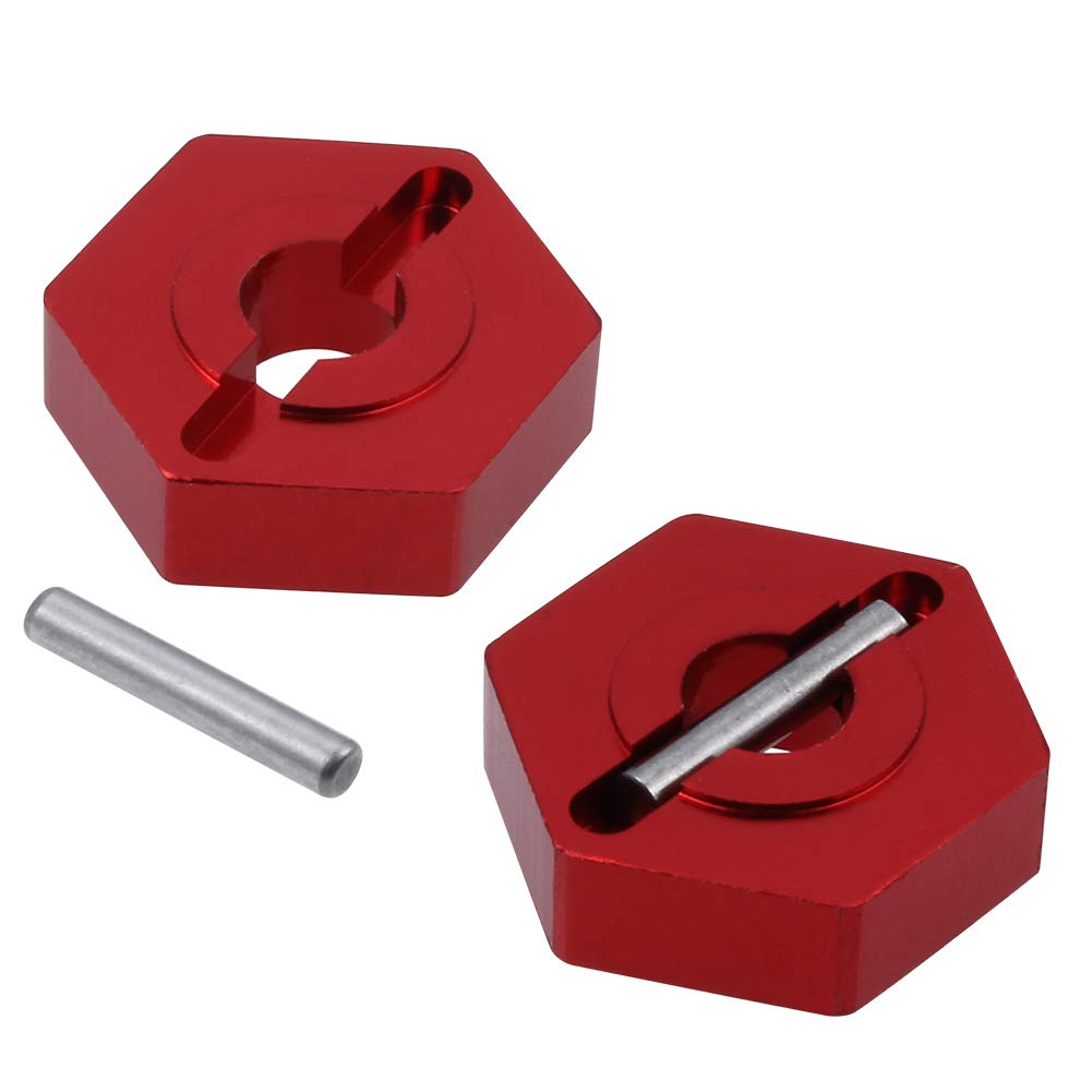 RC Aluminum Wheel Hubs Hex Driver Adapter for 1/16 Slash E-Revo Summit, Upgrade 7154
