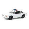 Truck 1/64 1987-93 Ford Mustang Ssp, Blank White With Light Bar, Hot Pursuit, Glt43008