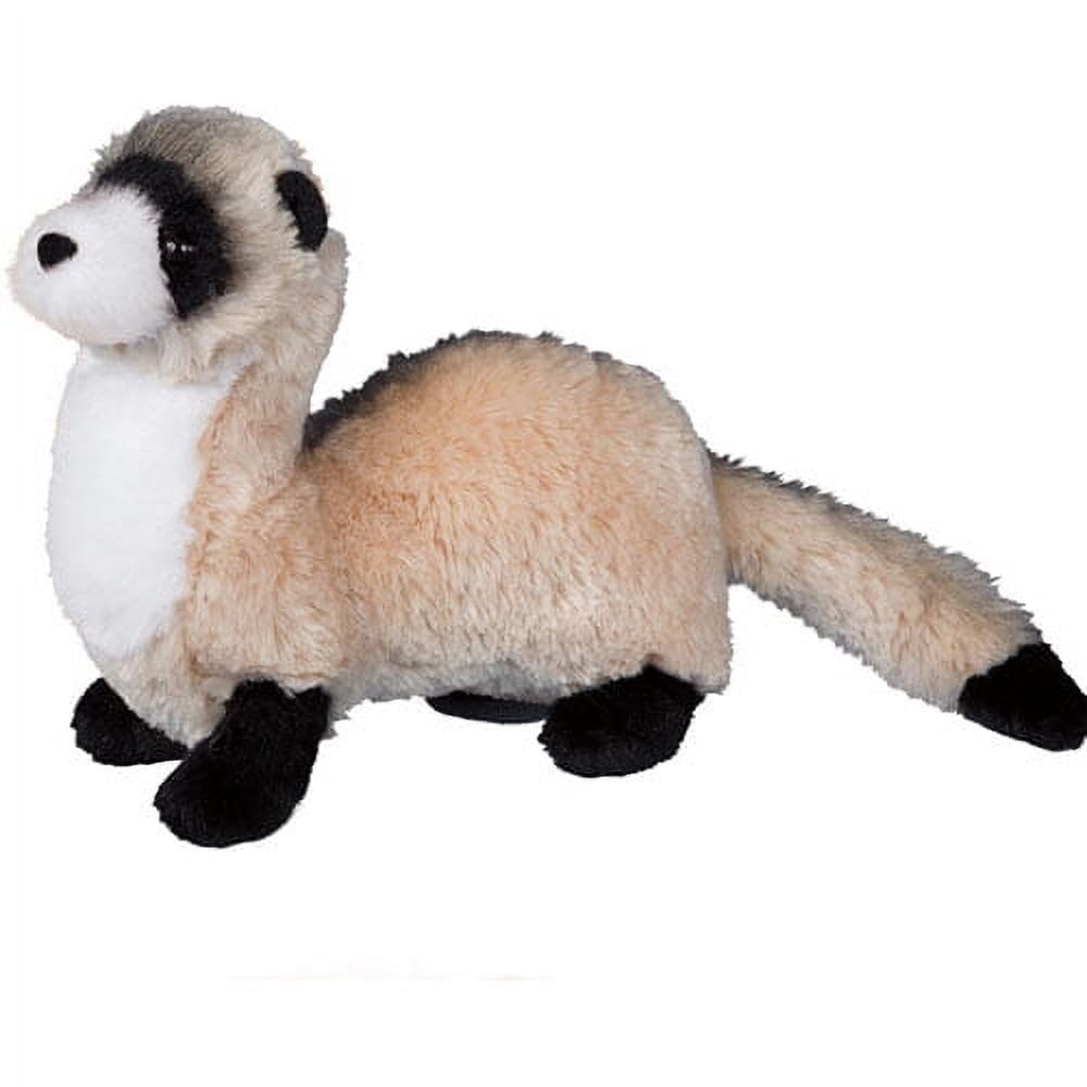 Douglas Dapper Ferret Plush Stuffed Animal - Tan/Black/White, 7 (18 cm) Long, Soft Toy for Kids and Collectors