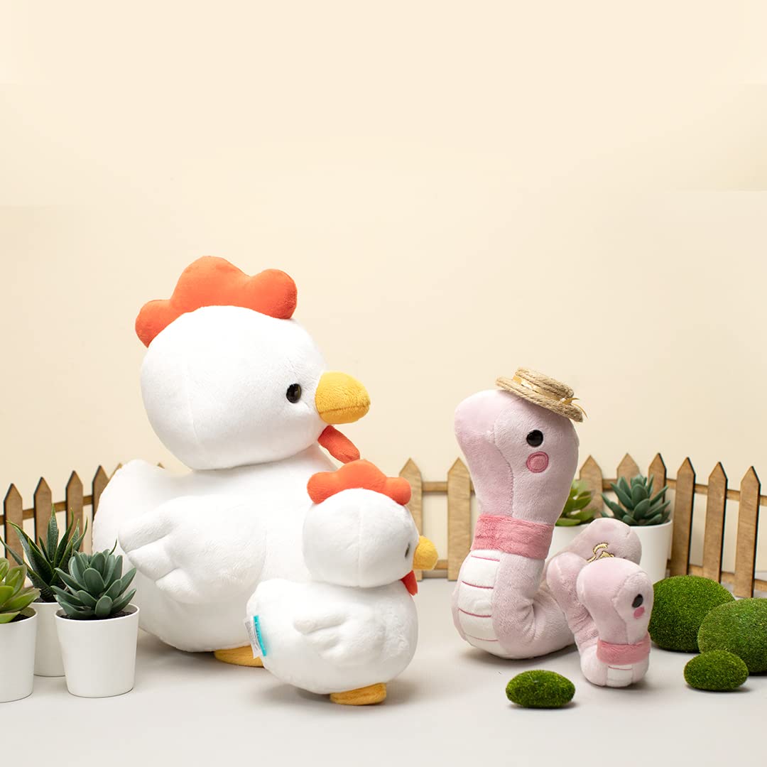 Bellzi Worm Cute Stuffed Animal Plush Toy - Adorable Soft Worm Toy Plushies And Gifts - Perfect Present For Kids, Babies, Toddlers - Wormi