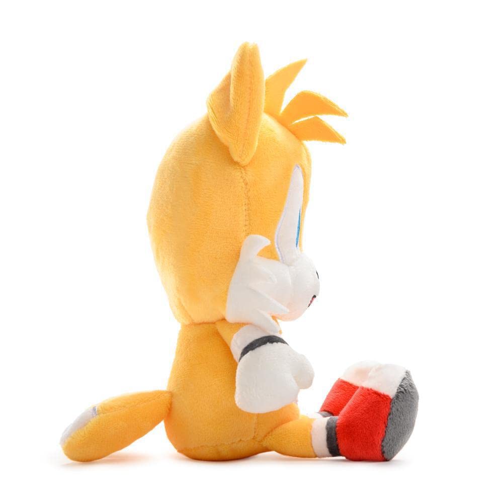 Kidrobot Phunny Sonic The Hedgehog Tails Plush Toy, 8in Yellow, Soft Plush Material, Model TCPHP039
