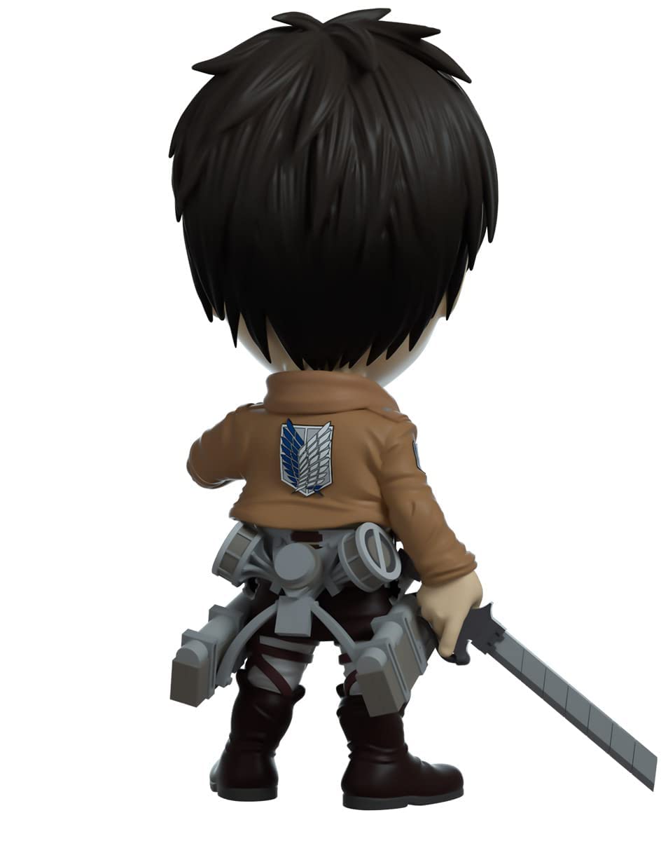 Youtooz Eren Vinyl Figure, 4.5' Anime Figures Eren Yeager From Attack On Titan Anime Series, Detailed Collectible Figure - Youtooz Attack On Titan Collection