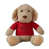 Personalization Universe Sending Hugs Personalized Plush Dog Stuffed Animal, Valentine's Day Gift, Customized with Name, Soft Fu