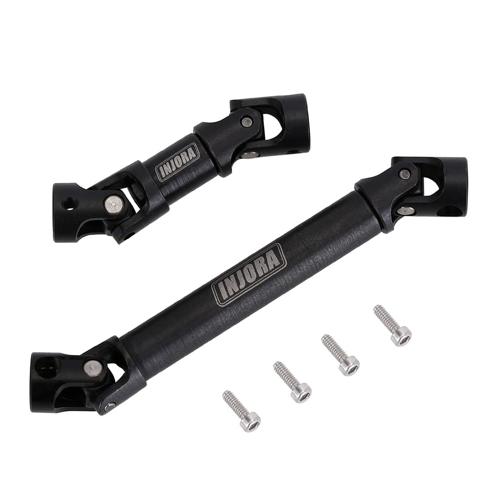 INJORA RC Steel Center Drive Shaft Upgrades Accessories for 1/24 RC Crawler Car Axial SCX24 Deadbolt GX470 Upgrate Parts