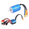 KingVal 2845 2600KV Brushless Motor Shaft with 35A ESC for 1/14 RC Car, Aluminum, Sensorless