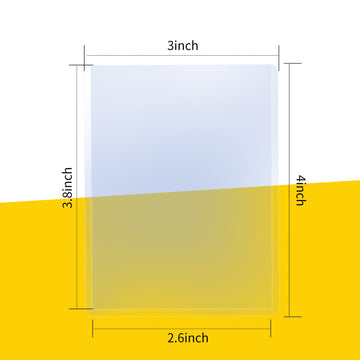 150 Pack 3'X4' Hard Plastic Card Sleeves Top Loaders For Cards, Baseball Card Protectors Hard Plastic, For Baseball Card, Game Cards, Trading Card, And So On