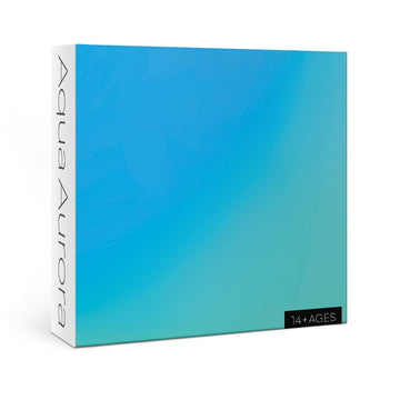 Color Puzzles for Adults 1000 Piece, Gradient Jigsaw Puzzle, Blue Color Changing Puzzle for Family Game