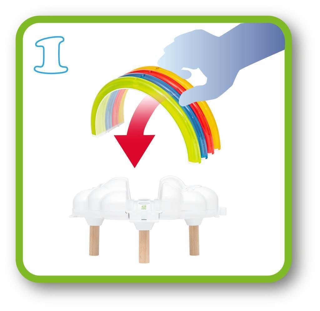 Brio My First Railway Light Up Rainbow Set - Interactive Learning Toy | Fsc-Certified Materials | Child-Friendly Design | Safety Tested | Age-Appropriate Play