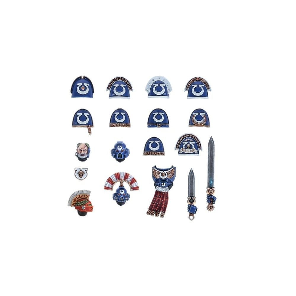 Games Workshop Ultramarines Upgrades Tabletop & Miniature Gaming Black - Upgrades nutrition productal Game Pieces mature-themed Sprue(s) of Ultramarines Upgrade Components