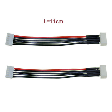 Sologood 10Pcs Jst-Xh 2S/ 3S/ 4S/ 5S/ 6S Battery Balance Plug Extension Lead 22Awg Silicone Wire Balance Leads Extension Cable F