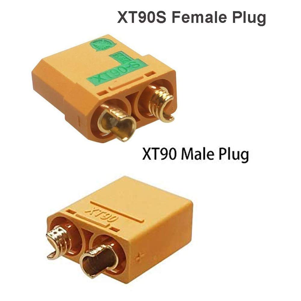 10Pcs Amass XT90 Connector Update XT90S Anti-Spark Male Female for RC FPV Lipo Battery ESC Charger Lead