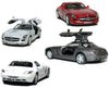 Set of 4: 5'' Mercedes Benz SLS AMG 1:36 Scale (Grey/Red/Silver/White)