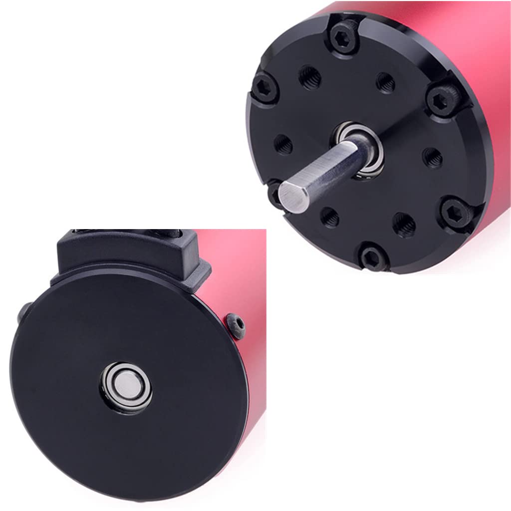 KingVal Replacement 4068 2650KV Waterproof Brushless Motor Shaft 5mm Compatible with 1/8 RC Car