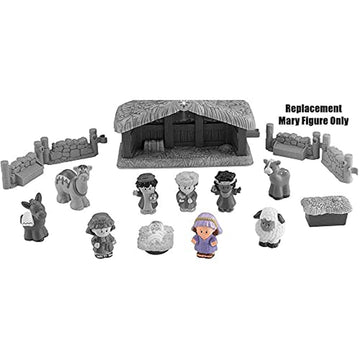 Replacement Part For Fisher Price Little People Nativity Playset- J2404 ~ Nativity Bible Story ~ Replacement Mother Mary Figure