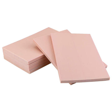 Oopsu 6 Pack 4'X6' Pale Pink Rubber Stamp Carving Blocks Rubber Carved Brick For Stamp Soft Rubber Crafts And Diy Craft Project