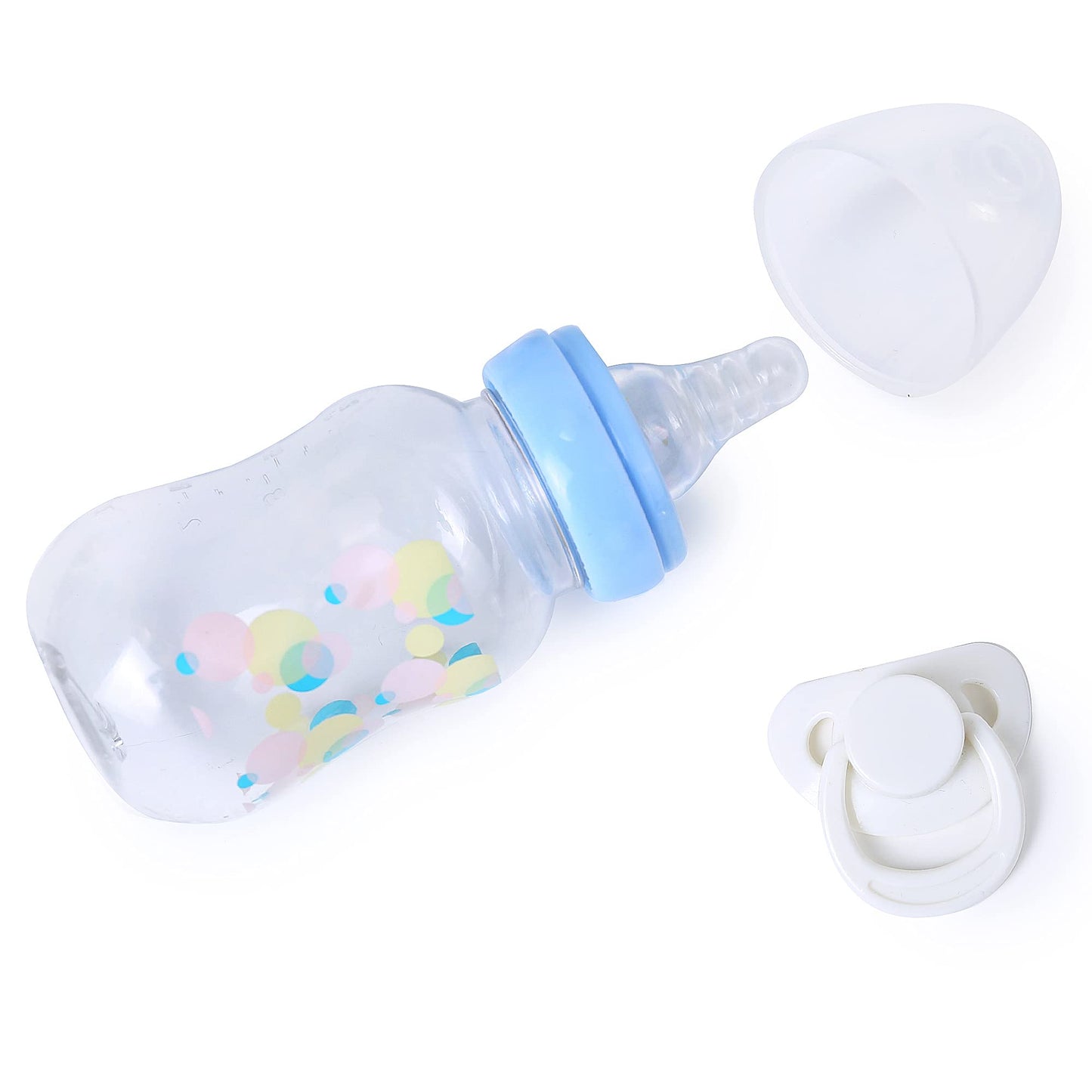 Charex Feeding Bottle & Magnetic Pacifier Set For Reborn Baby Doll, Realistic Baby Doll Accessories Great Gift Set…