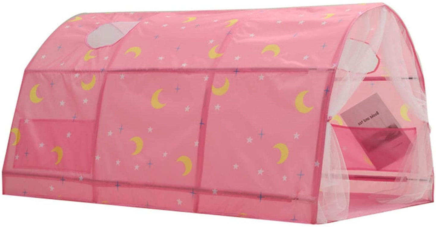 Kids Tent, Boys Girls Play Tents Bed Tents, Portable Baby Toddlers Sleeping Tent With Double Net Curtain For Bedroom Decor Indoo