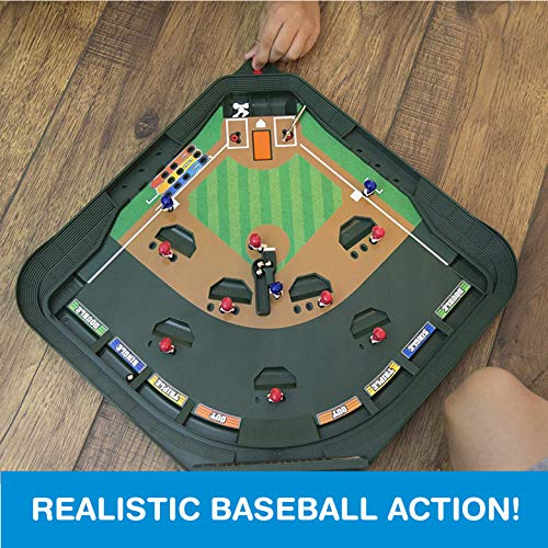 Game Zone Super Stadium Baseball Game - Realistic Tabletop Baseball Game For 2 Players Ages 6+