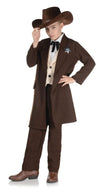 Child'S Old West Sheriff Costume Black