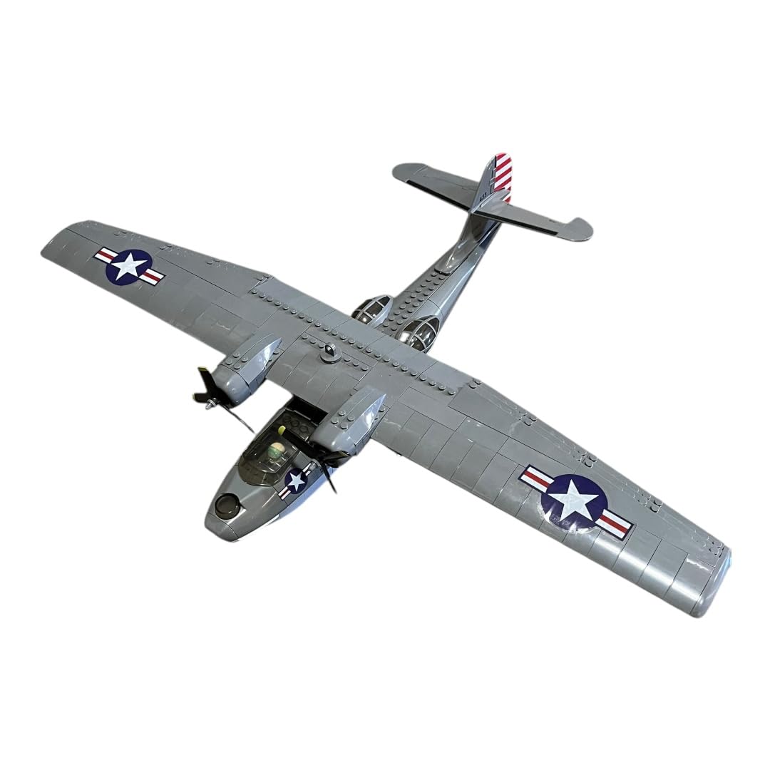 General Jim'S Ww2 Military Pby Catalina Water Aircraft Seaplane Building Blocks Bricks Set