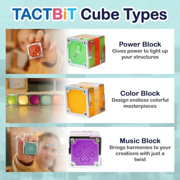 TACTBIT 12 : Prepare Your Child for The AI Revolution The Worlds First Magnetic Electronic STEAM Cubes That Ignite Creativity,