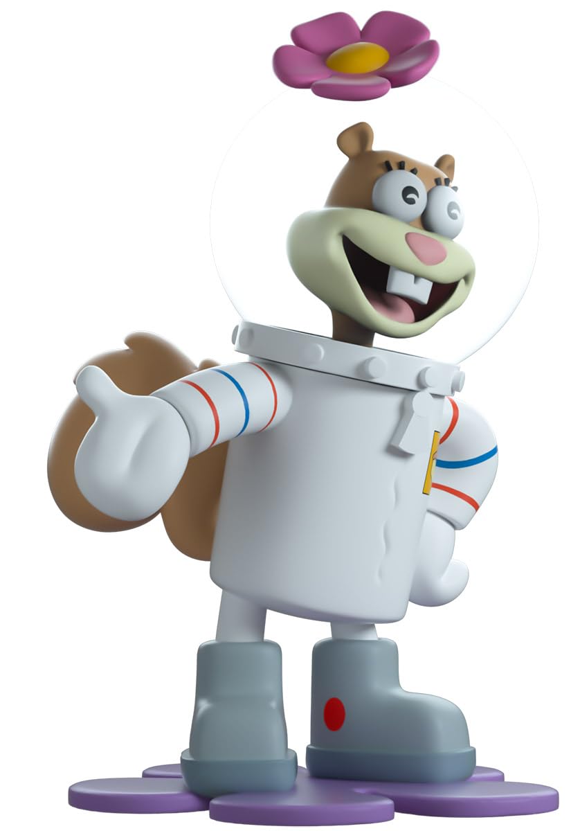 Youtooz Spongebob Squarepants Sandy Cheeks 4.7, Sandy Cheeks Vinyl Figure, Collectible Sandy Cheeks from Spongebob Squarepants b