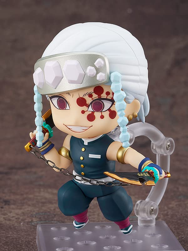 Good Smile Demon Slayer: Kimetsu No Yaiba: Tengen Uzui Nendoroid Action Figure, Multicolor