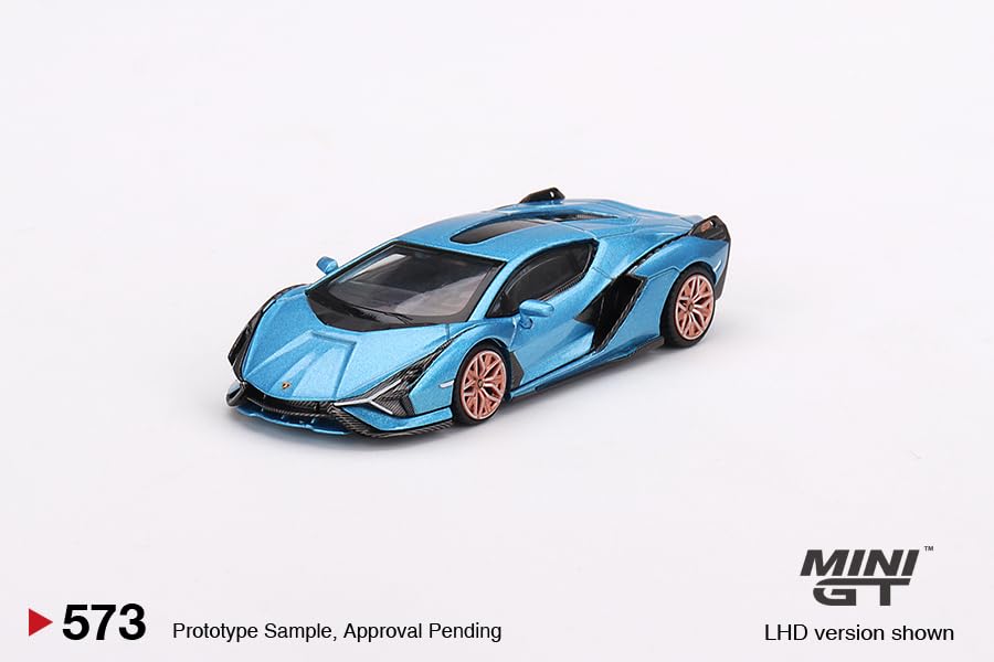 Truescale Miniatures Lambo Sian Fkp 37 Blu Aegir Blue Metallic Limited Edition To 6960 Pieces Worldwide 1/64 Diecast Model Car M
