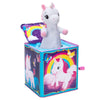 Schylling Pop & Glow Unicorn Light Up Jack In The Box