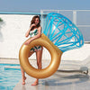 Zoostliss Inflatable Diamond Ring Pool Float For Adults & Kids
