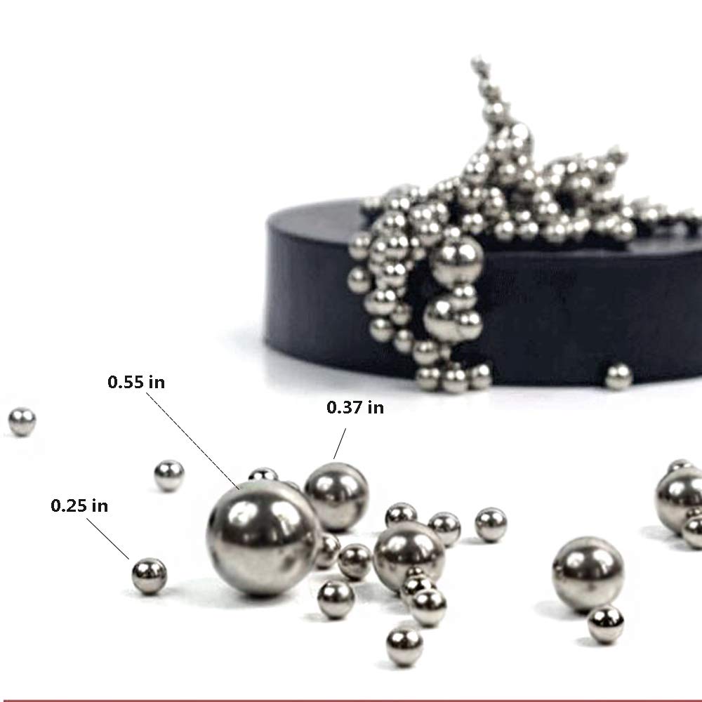 Likee Magnetic Fidget Toys Desk Decor For Stress Relief (Black-Silver)