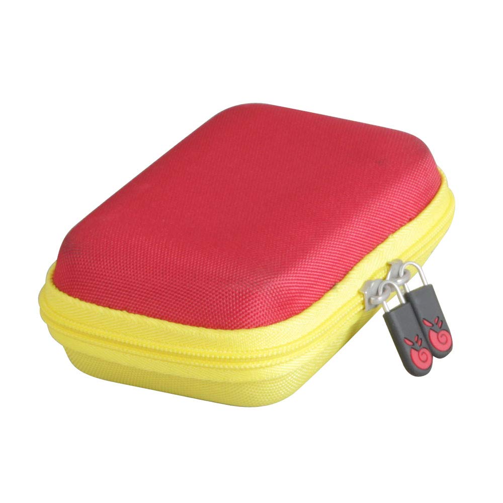 Hermitshell Hard Travel Case for Mattel UNO Classic Card Game - Not Including Cards (Red+Yellow)