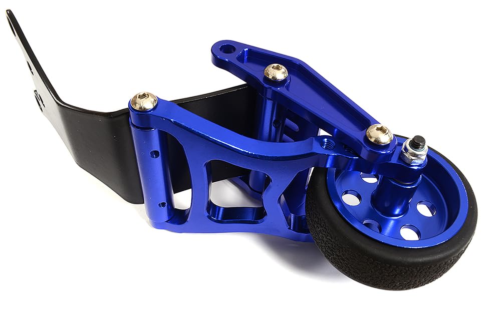 Integy RC Model T8003BLUE Billet Machined Wheelie Bar for Traxxas 1/10 Stampede 2WD & Rustler 2WD