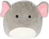 Squishmallows Mila 8" Grey Elephant Plush - Soft Polyester Toy, KTY-SQ20-8J_ELE-C