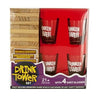 Drink Tower Wooden Block Drinking Game, Transparent/Black/White/Beige