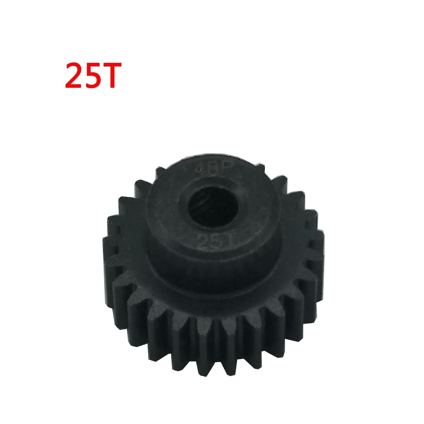 Yijialink 5-Pack Steel 48P Pinion Gear Sets 24T 25T 26T 27T 28T With Screws For 3.175Mm (1/8-Inch) Shaft 1/10 Rc Car Brushless B