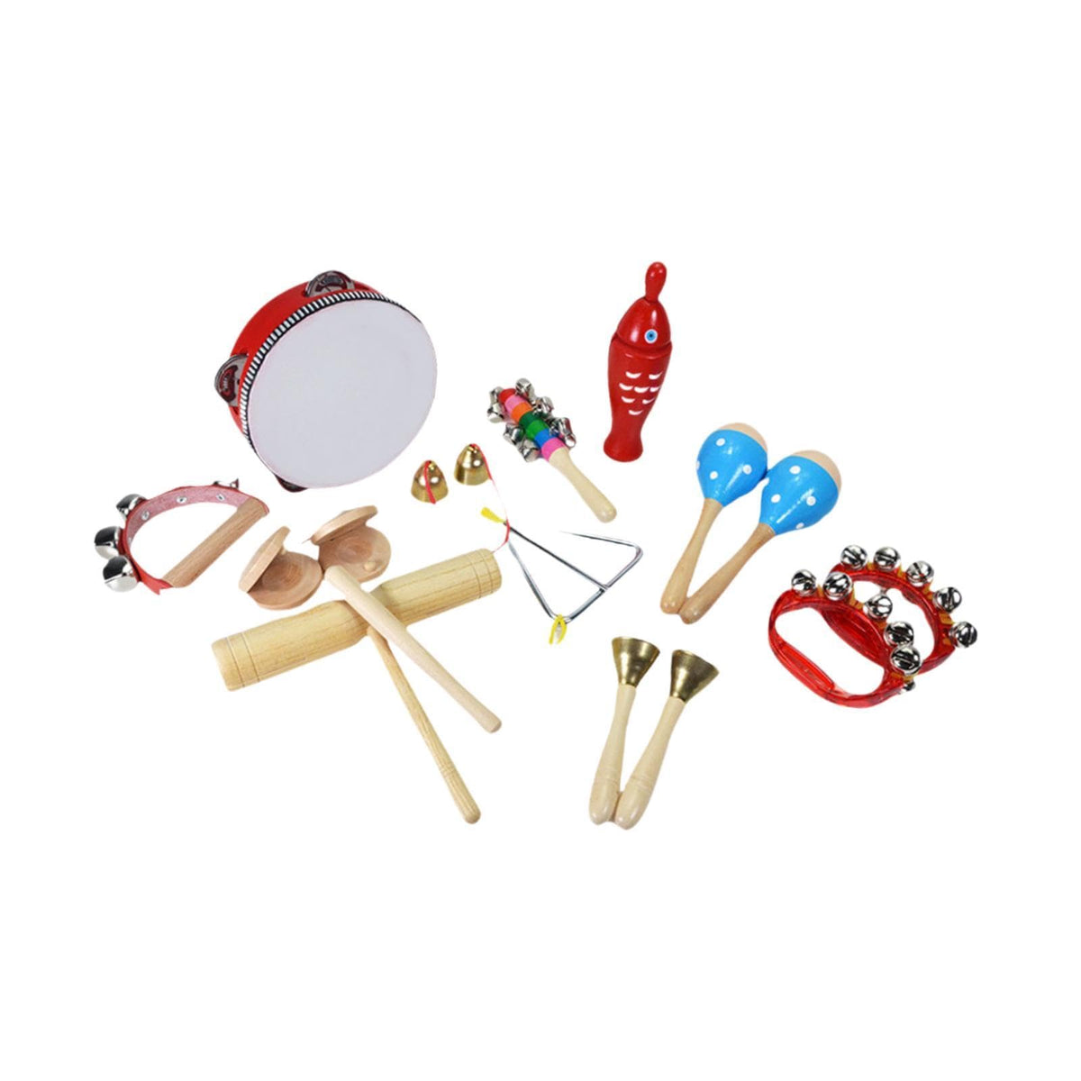 Fashion My Day Toddlers Musical Instruments Set Early Learning Music Toys For Birthday Gift Style L