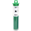 Ahoper Left Right Center Dice Game Prime Set Bundle With 3 Dices + 36 Chips. Round Tube Storage Is Very Convenient For Travel. Easy To Store, Carry Around. (Green)