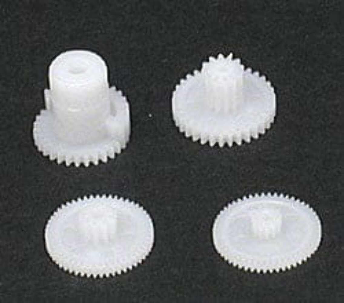 Hitec RCD HS-81 Servo Gear Set, Plastic, Model HRC56403 - High-Quality Replacement Parts for RC Models