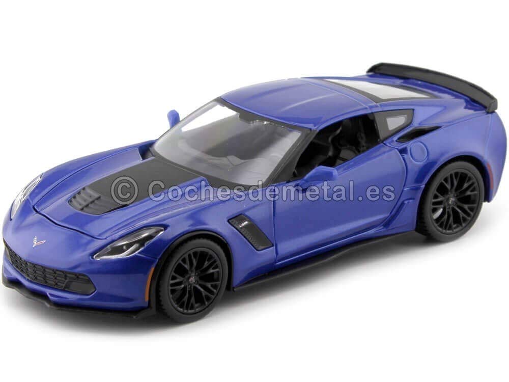 Chevrolet 2015 Corvette C7 Z06 Blue 1/24 By Maisto 31133
