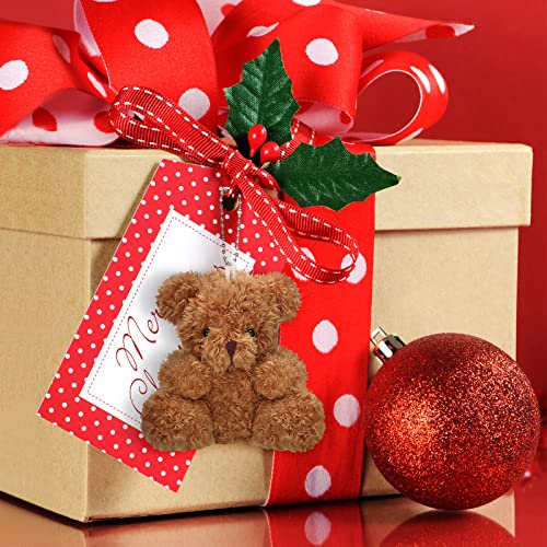 Hydren 24 Pcs 4 In Mini Bear Stuffed Animal Bulk Valentines Day Small Plush Bear Tiny Soft Bear Doll Toy For Diy Keychain Birthd